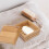 1Boîte Rangement En Bambou Beige Couvercle Drainage 11
