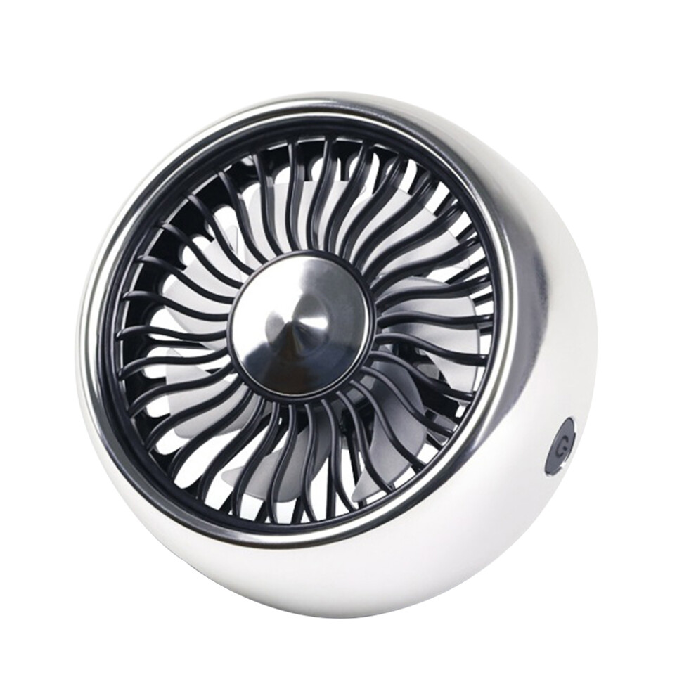 Portable Vehicle Cooling Fan Fan 1Set Silver 3163543887617