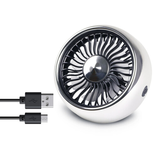 1Mini Ventilateur Argenté Pour Rafraîchissement 1