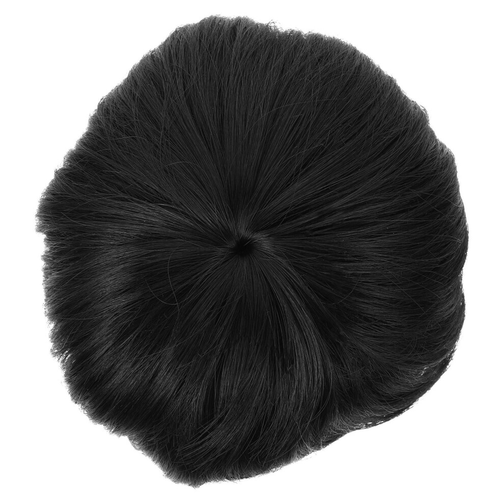 Vaguelly Toupee Mens Hair Piece Short Hair Daily Use 1Set