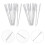 60 Pcs Sewing Machine Needle Office 3.80x0.20x0.10cm Silver 10