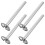 4 Sets Wall Radiator Cover Cabinet Pipe Wire And Frame Silver 11
