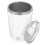 White Abs Self-Stirring Coffee Mug, 1 Set - Ideal For Hot 8
