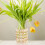 Cup Sleeve For Cups Beige Straw 4pcs 4