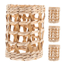 Cup Sleeve For Cups Beige Straw 4pcs