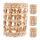 Cup Sleeve For Cups Beige Straw 4pcs 1