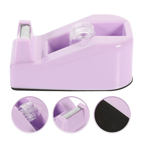 Macaron Color Tape Dispenser Violet Pp 1pack 2