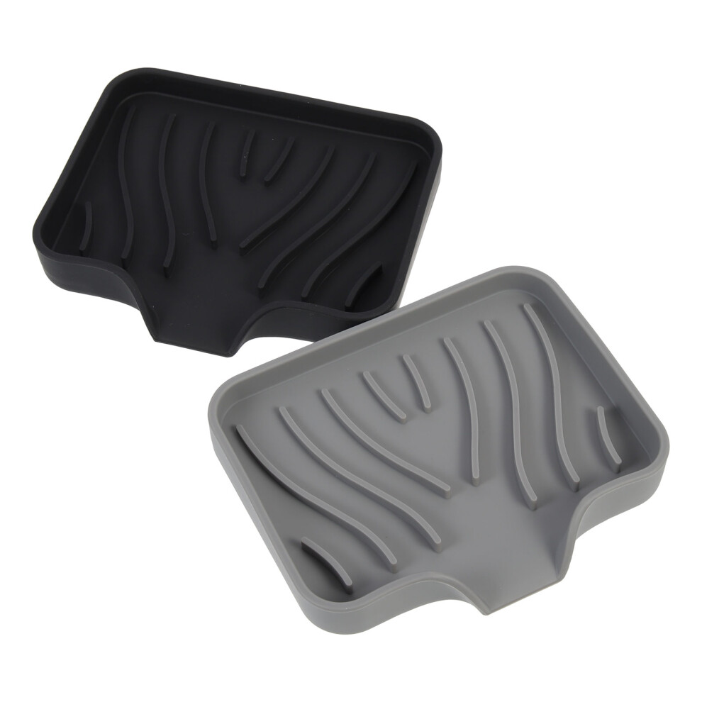 2 Pcs Soap Drainer Holder For Dish Bathroom Storage Container With-image-OPC-PK8JDDN-NEW