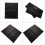 Black Bbq Pan Mat Durable Non-Stick For Home Baking 4pcs 7