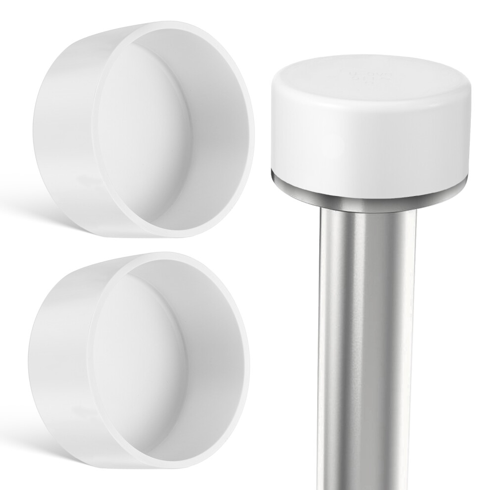 Pvc Pipe Cap Pipe End Caps Pvc Waterproof Industrial Use 2Pcs 3163620305768