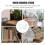 Bookshelf Large Adjustable Desk Shelves Clear Student White 11