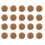 20 Pcs Saxophone Key Part Cork Pads Replacement Kit 4