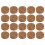 20 Pcs Saxophone Key Part Cork Pads Replacement Kit 6