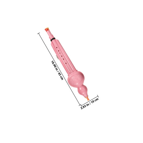 Flute Recorder Pink Plastic 1pack 17.3x3.9x3.5in 1