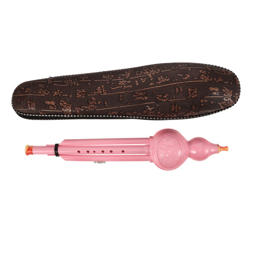Flute Recorder Pink Plastic 1pack 17.3x3.9x3.5in