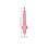 Flute Recorder Pink Plastic 1pack 17.3x3.9x3.5in 3