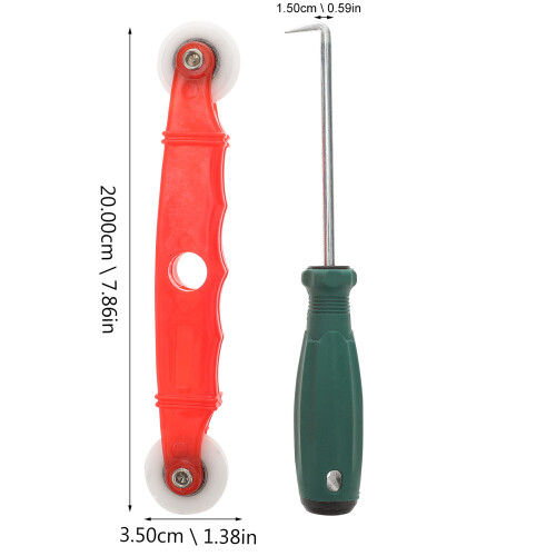 Mlins  Screen Tool Roller Mesh Ray Wheel With Hook Window Installation 1