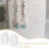 Raindrops Earring Back Earring Pads Slip Resistance 40pcs 10