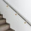 2 Pcs Hanging Door Staircase Handrail Bracket Simple Style 11