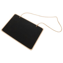 Durable Wooden Chalkboard Sign Hanging Small Door Message Board