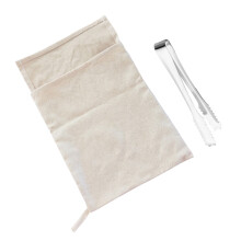 2Pcs Lightweight Cotton Ice Bags Kitchen Bar Tool Set Assorted Colors
