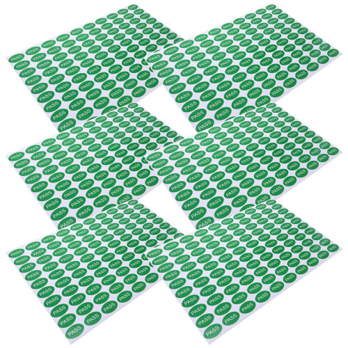 2000 Pcs Inspection Stickers Qc Passed Labels For Warehouse Checked
