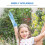 Gelbe Kinderhandschuhe Satin Light Blue 1 Pair 8