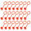 200 Pcs Brake Bleeder Protective Caps Grease Zerk Turntable Hinges Red 1
