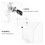 2Pcs Clear Lockable Donation Box for Charity Voting and Suggestion Use 7