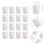 100pcs Clear Plastic Disposable Booties For Wax Treatment 5