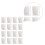 100pcs Clear Plastic Disposable Booties For Wax Treatment 3