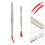 4pcs Flat Tweezers For Use And Everyday Tasks 2