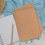 Mlins  50 Pcs Flat Board Cardboard Double-Sided Tape Kraft 5