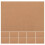 Mlins  50 Pcs Flat Board Cardboard Double-Sided Tape Kraft 1
