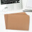 Mlins  50 Pcs Flat Board Cardboard Double-Sided Tape Kraft 9