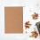 Mlins  50 Pcs Flat Board Cardboard Double-Sided Tape Kraft 3