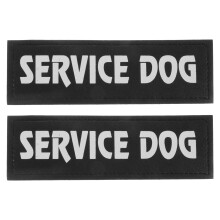 2pcs Service Dog Patches Reflective Dog Patches Reflective Dog Patch