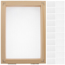 Masteelf  21 Pcs/Set Mold And Deckle Paper Making Handmade Frame