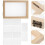 Masteelf  21 Pcs/Set Mold And Deckle Paper Making Handmade Frame 3