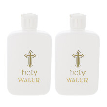 2 Pcs Decorative Tree Accessories Holy Water Bottle