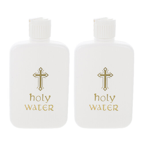 2 Pcs Decorative Tree Accessories Holy Water Bottle