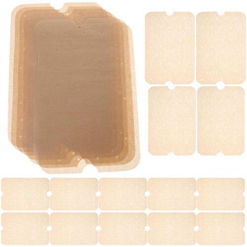100pack Round Parchment Paper Liners Light Brown Nonstick