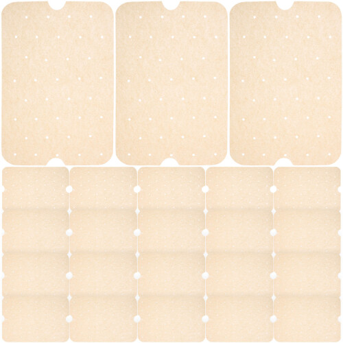 100pack Round Parchment Paper Liners Light Brown Nonstick 1
