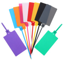 100pcs Tags For Luggage Pp Baggage Labels Easy To Install