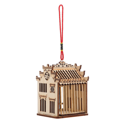 Durable Wooden Cage Simple Design For Storage Brown 1pc 2