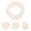20Pcs Thick Photosensitive Sponge Pads White DIY Stamp Materials 3