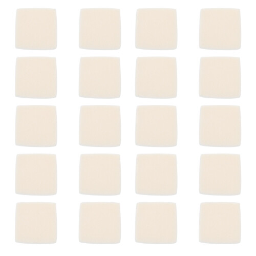 20Pcs Thick Photosensitive Sponge Pads White DIY Stamp Materials
