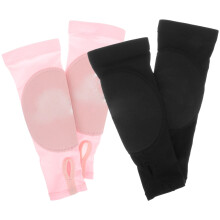 2 Pairs Of Padded Wrist Braces Elastic Arm Bands For Sports Volleyball