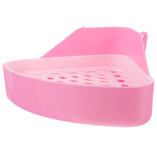 Bedding Rabbits Pet Toilet Pet Litter Box 25x19x10cm Pink