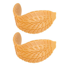 Shoe Orange Rubber Non-Slip For 1pair